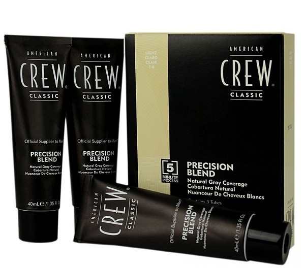 American Crew AMERCIAN CREW Precision Blend ODSIWIACZ FARBA do koloryzacji dla mężczyzn 7-8 BLOND 3 X 40ml