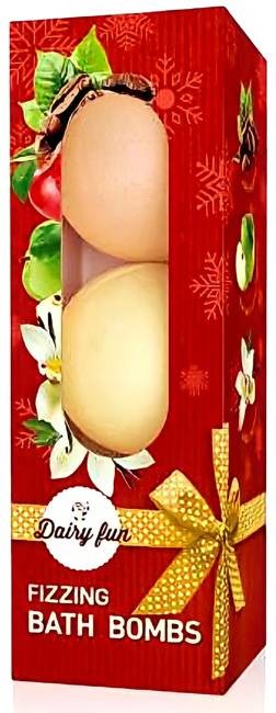 Delia Dairy Fun musujące kule do kąpieli KAWA JABŁKO WANILIA 3x100 g 63340-uniw