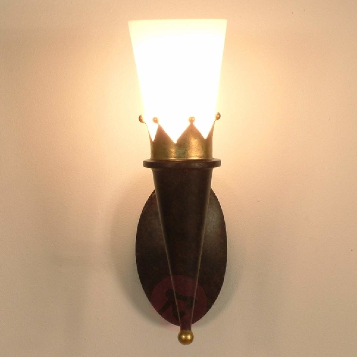 J. Holländer Rustykalna lampa ścienna CORONA