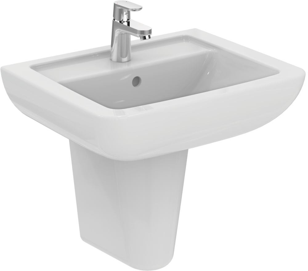 Фото - Умивальник Ideal Standard Eurovit Umywalka wisząca 55x44 cm z otworem na baterię z pr 