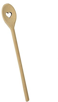 Metaltex łyżka do gotowania serca, owalne, 30 cm, drewno, brązowa, 28 x 1 x 1 cm 570300010