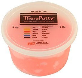 Cando 10-0903 Thera Putty plastelina terapeutyczna, 450 g, czerwony 10-0919