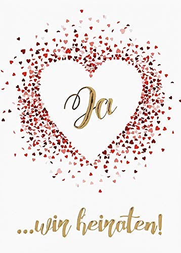 Perleberg Kartka weselna z zaproszeniem  tak  10,5 x 14,5 cm 7440030-2