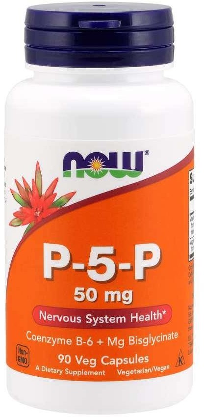Now Foods P-5-P 50 mg - Witamina B6 (90 kaps.)