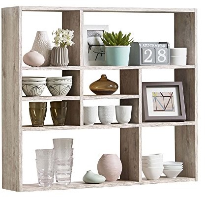 Unbekannt FMD meble 269  001 regał ścienny drewno, buty, 90 x 16 x 78,5 cm 269-001