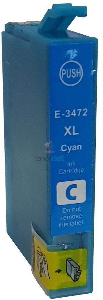 Epson Epson T3472 błękitny (cyan) tusz zamiennik