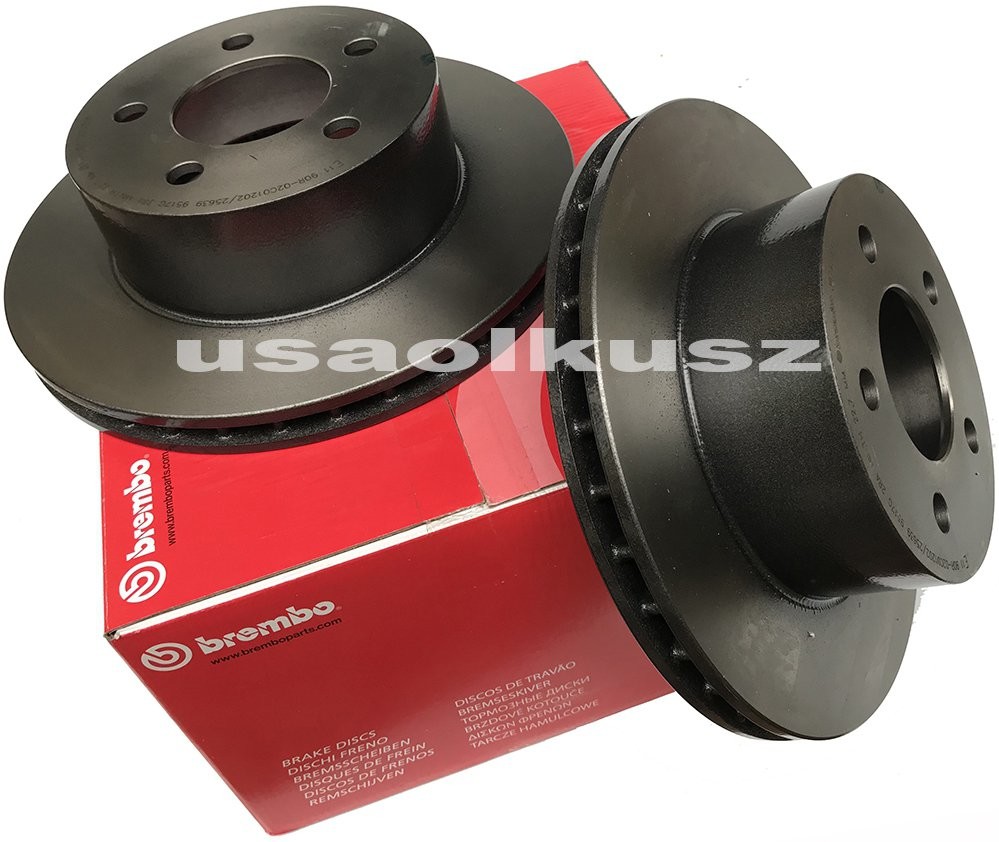 BREMBO Tarcza hamulcowa przednia Jeep Wrangler 1990-1998 09.7424.81