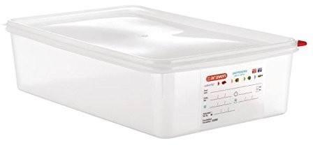 Araven araven 03354 PP Food Container, z pokrywką, GN 1/1, 13,7 L, 100 MM uchwyt (4 sztuki), 03354