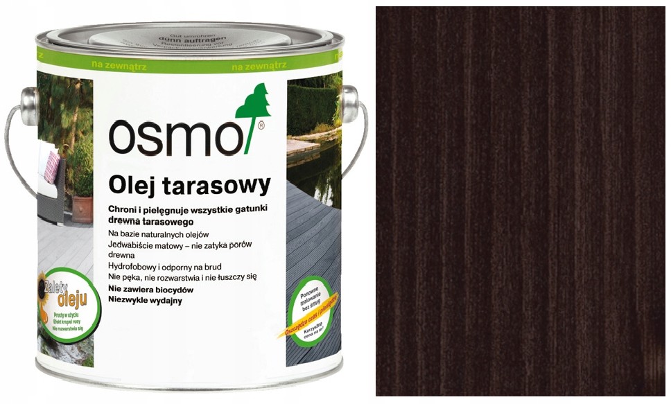 Olej Ochronny do tarasu Osmo 0,75 L czarny 020