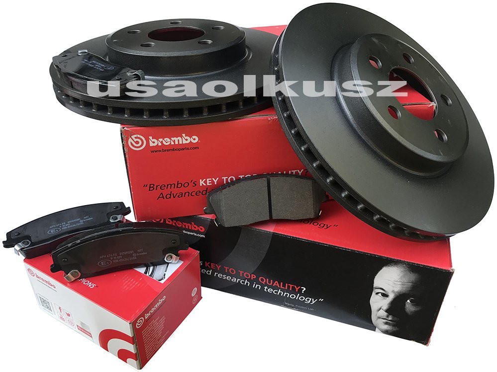 BREMBO Klocki oraz tarcze hamulcowe przednie 320mm Dodge Charger 09.A402.11+P11019