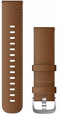 GARMIN Quick Release Band (22 mm) - brązowa włoska skóra ze srebrnym sprzętem 010-12932-24