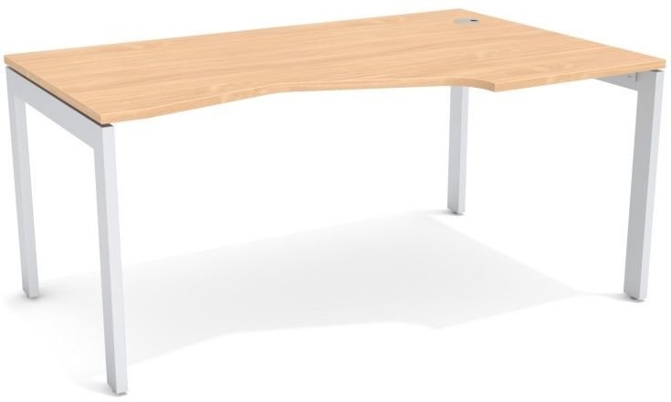 WUTEH Biurko NOMO 60/160x80/100 cm NO-12 Prawa Strona 5563