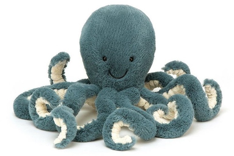 Zdjęcia - Maskotka Jellycat  PLUSZOWA z  - OŚMIORNICA MORSKA Storm - 23 cm - średnia 