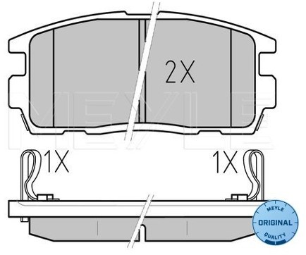Wulf Gaertner Autoparts Zestaw klocków hamulcowych, hamulce tarczowe Wulf Gaertner Autoparts 025 244 9815/W
