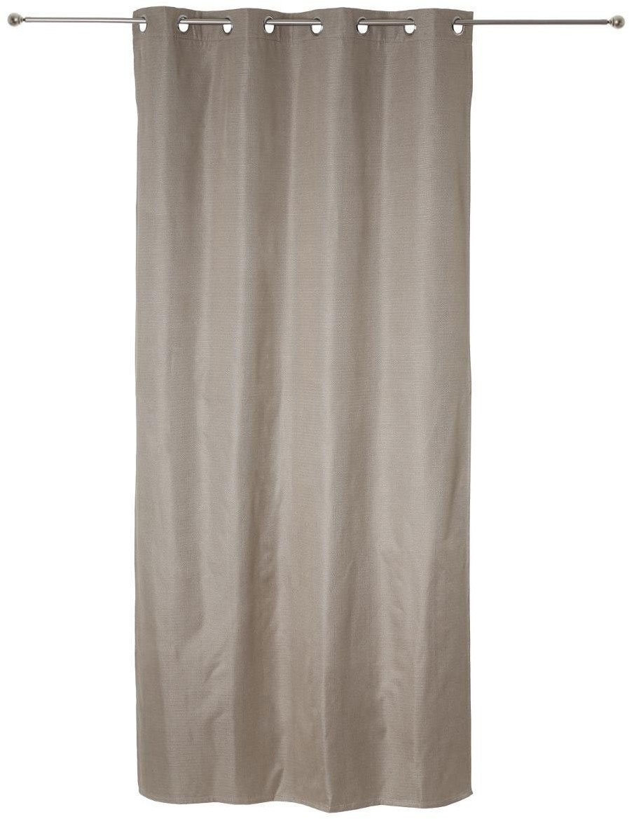 Atmosphera Zasłona gotowa ma przelotkach NATTE 140 x 260 cm kolor beżowy B00PL0CZA2