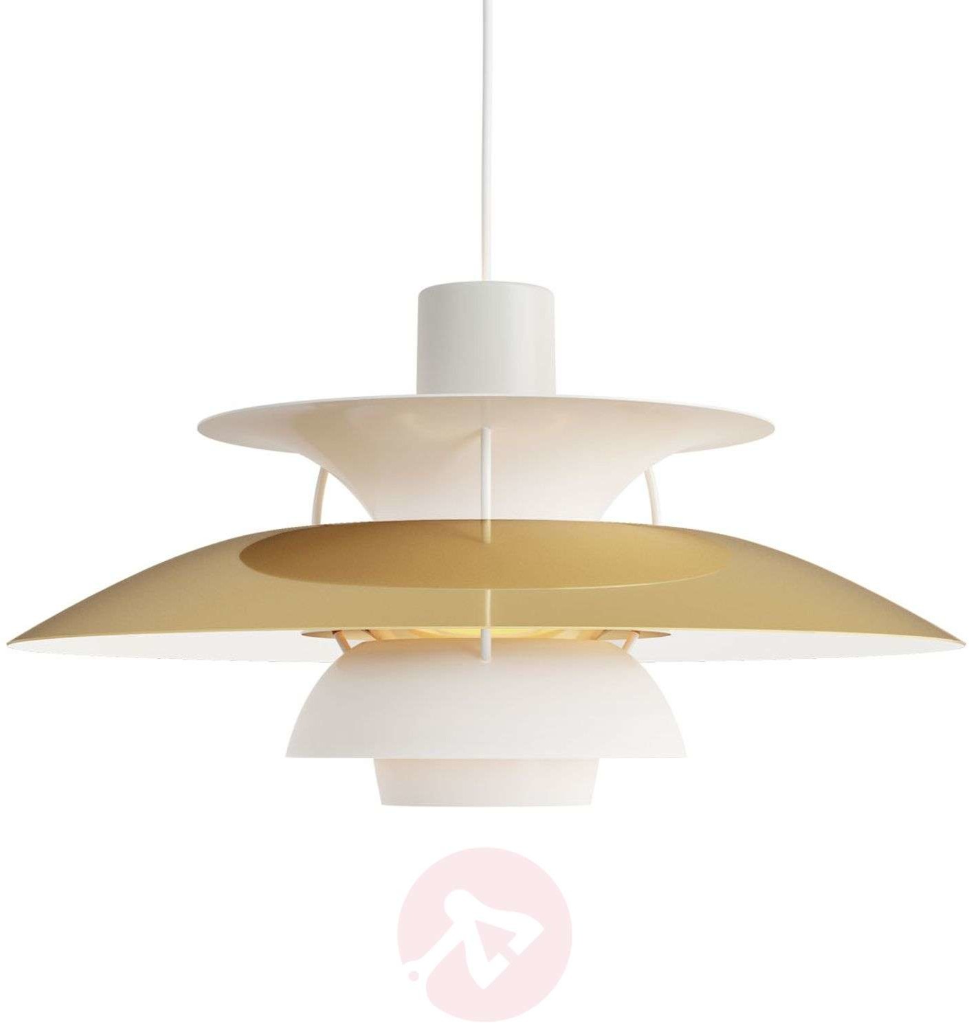 Louis Poulsen PH 5 mosiądz lampa wisząca 50 cm