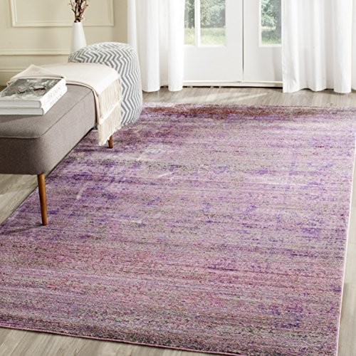 Safavieh val203 N Bedford tkany dywan, poliester, lawendowy/wielobarwny VAL203N-5