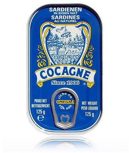 Cocagne Sardynki portugalskie w sosie własnym 125g Cocagne