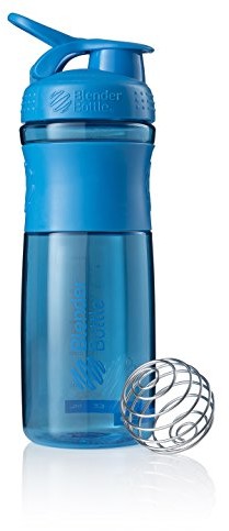 Blender BlenderBottle SportMixer Tritan shaker | białka shaker| woda flasche| Fitness shaker | bez BPA | z piłką , , cyan, 500103