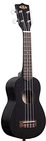 Kala Kala Satyna mahoń ukulele sopranowe, czarne (KA-15S-BLK) KA15SBLK2006