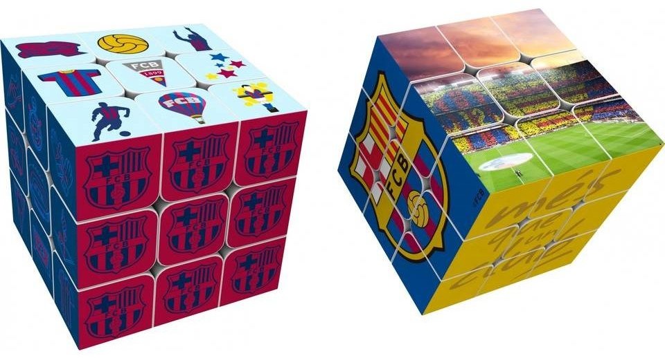 Kick Off Games Kostka Rubika Edycja 3x3 FC Barcelona 34809 34809-C