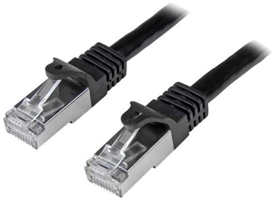 StarTech com 2m Black Cat6 / Cat 6 Shielded (SFTP) Patch Cable 2 m - patchkabel - 2 m - sort N6SPAT2MBK