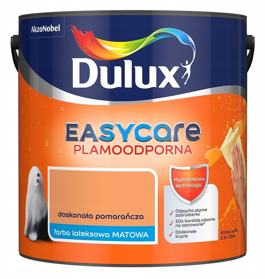 Dulux Dulux Easy Care- kol. Doskonała Pomarańcza, 2.5 l