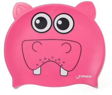 Finis dzieci Swim czapki z daszkiem Animal Heads Hippo, różowy 3.25.036.312_Pink