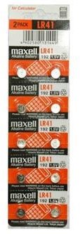 Maxell Baterie alkaliczna LR41 AG3 1.5V Maxell blistr 10-pack cena za 1 baterie AB015MAALRB6