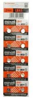 Maxell Baterie alkaliczna LR41 AG3 1.5V Maxell blistr 10-pack cena za 1 baterie AB015MAALRB6