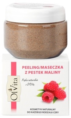 Olvita PEELING/ MASECZKA Z PESTEK MALIN 100G