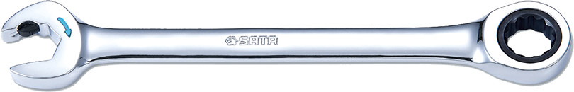 Sata Klucz płasko-oczkowy z podwójną grzechotką 15mm 43611 43611