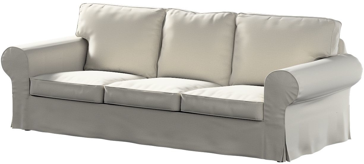 Dekoria Pokrowiec na sofę Ektorp 3-osobową nierozkładaną jasny szary 216 x 83 x 73 cm Ingrid 610-705-40