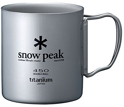 SNOW PEAK Kuchenka turystyczna Titan z podwójnymi ścianami filiżanka, w rozmiarze uniwersalnym MG-053R
