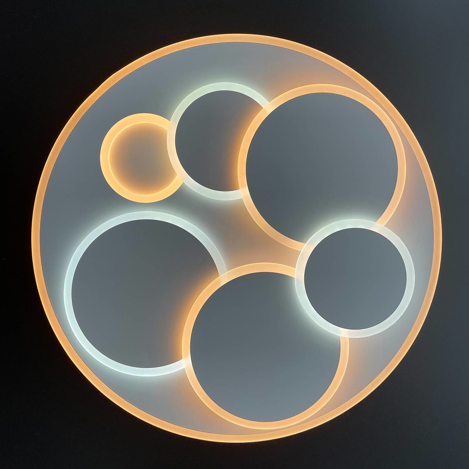Fischer&Honsel GMBH Lampa sufitowa LED Dots, tunable white, ściemniana