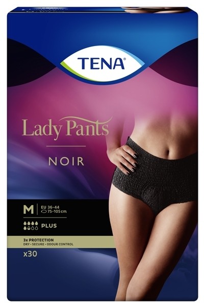 SCA Tena SCA Hygiene Products Majtki chłonne Lady Noir rozmiar M x30 sztuk