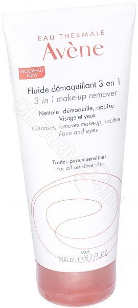 Pierre Fabre DERMATOLOGIE Avene Fluid do demakijażu twarzy i oczu 3 w 1 200 ml 7070310