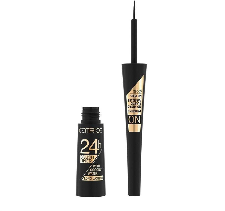 Catrice 24H Brush Liner eyeliner w płynie 010 Ultra Black 3ml 99024-uniw