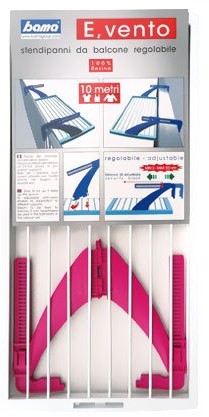 Bama bama stop S18 E przed wilgocią, Vento regulowana suszenia rack, wielobarwny, 107,5 x 55,5 x 25,5 cm _80011 (Bama_80011)