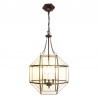 Clayre & Eef Lampa Wisząca Szklana B Clayre & Eef 5LL-9342