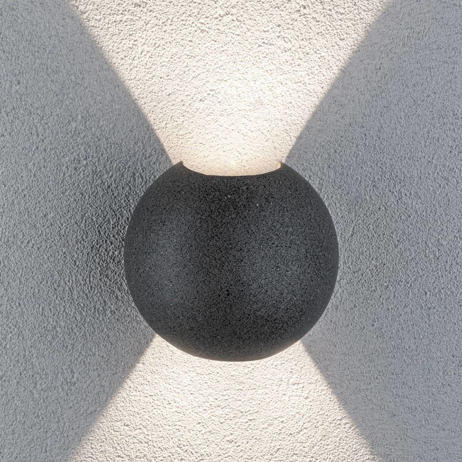 Paulmann Concrea kinkiet zewnętrzny LED, okrągły