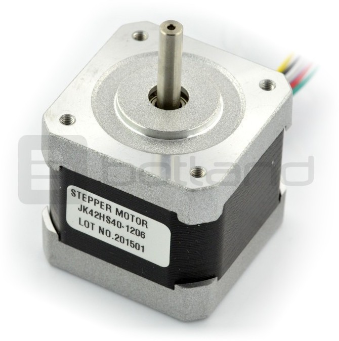 Pololu Silnik krokowy JK42HS40-1206 200 kroków/obr 3,6V / 1,2A / 0,27Nm MOT-03611