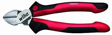 Wiha 43338 Industrial z DynamicJoint obcinaczka boczna, czerwona, czarna, 180 mm