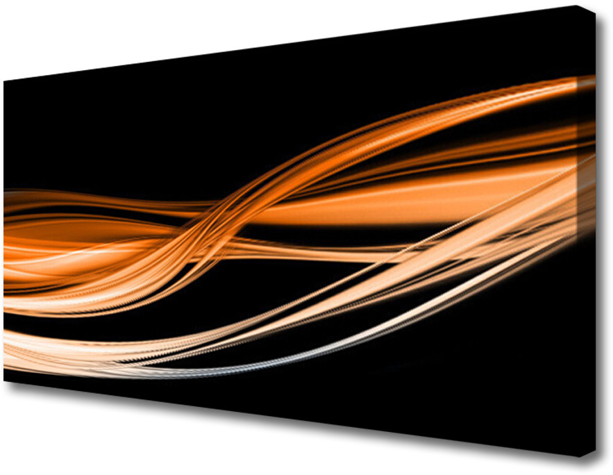 PL Tulup Obraz Canvas Abstrakcja Fale Art Sztuka 125x50cm