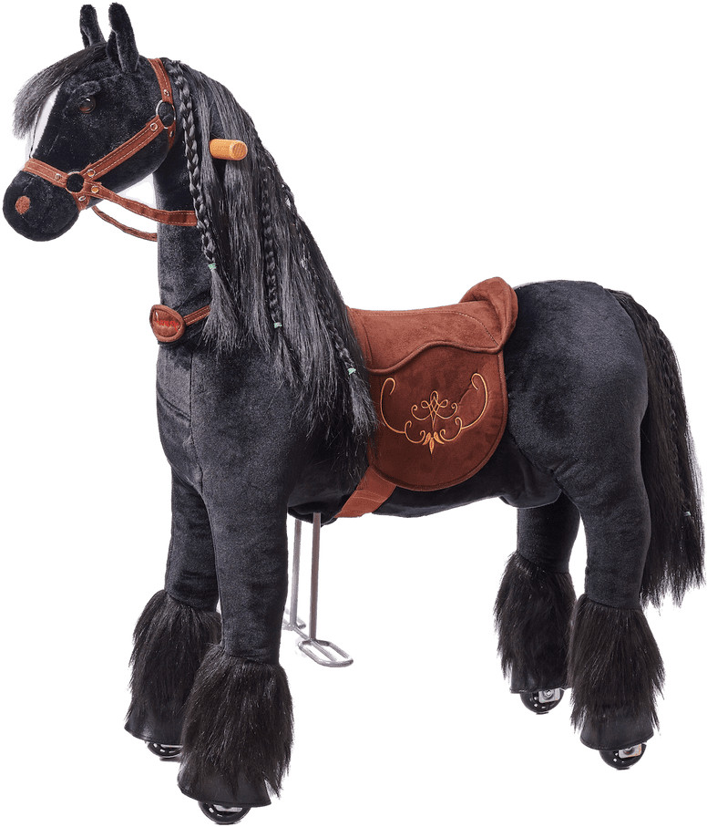 Ponnie Jeżdżący mechaniczny koń Ebony M
