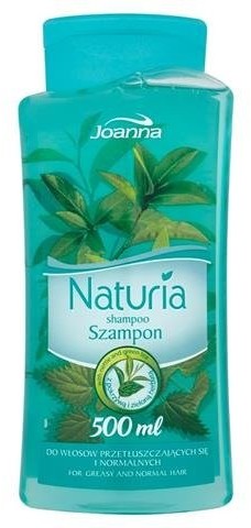 Joanna Naturia szampon do włosów normalnych i przetłuszczających się Pokrzywa i Zielona Herbata 500ml 62458-uniw