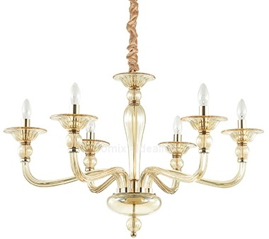 Ideal Lux Lampa wisząca Danieli kol bursztynowy 159942)