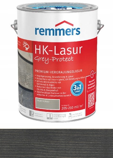 Remmers HK-Lasur impregnat drewna 5L Antracytowy