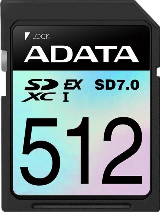 ADATA Extreme SDXC 512 GB Class 10 UHS-I/U3 V30 ASD512GEX3L1-C