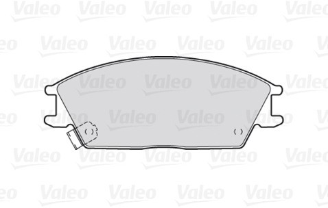 VALEO Zestaw klocków hamulcowych, hamulce tarczowe 301052